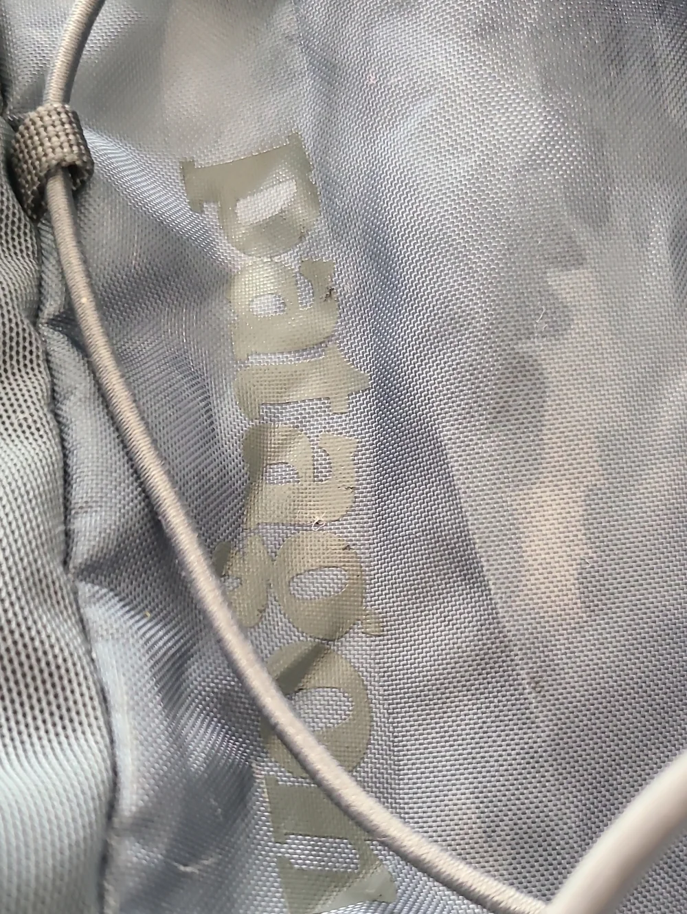 Patagonia Light Blue Camouflage Men's Backpack with Bungee Front